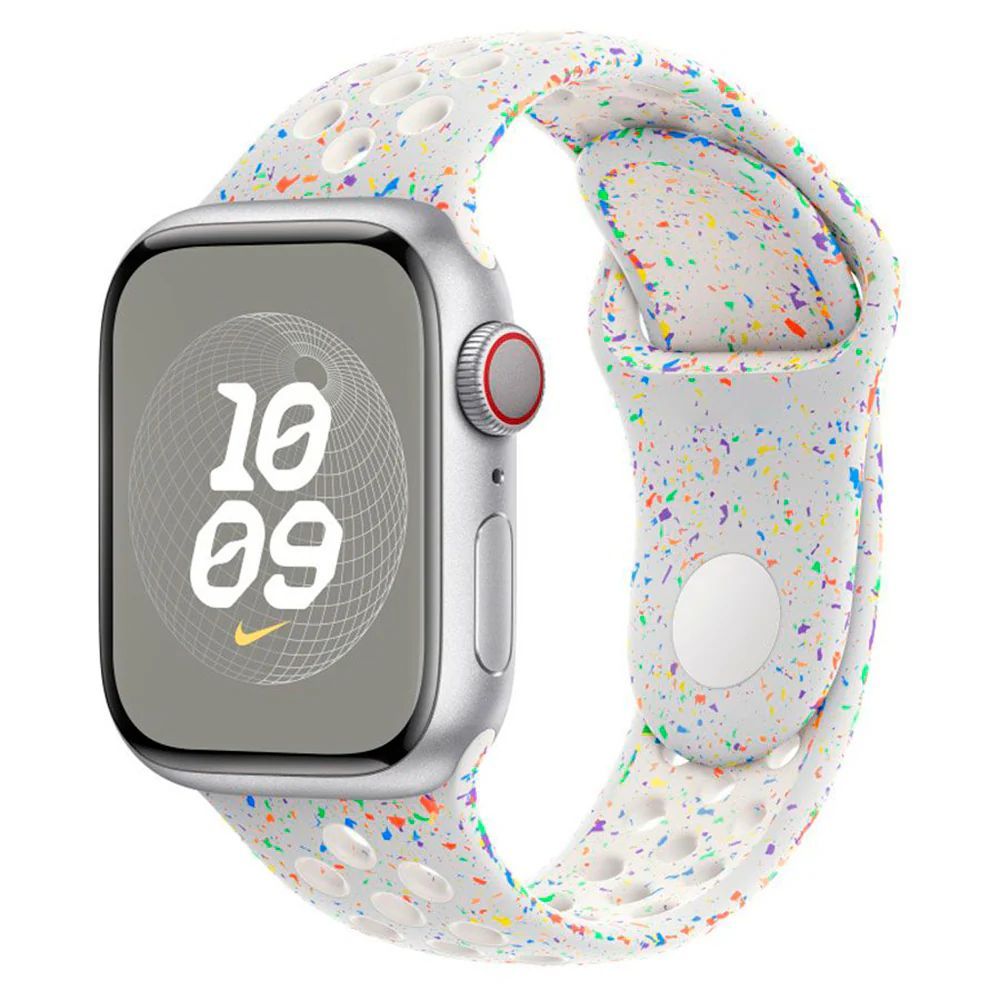 apple watch (42/44/se/45/46/49mm) lippa flour silikonerem - beige