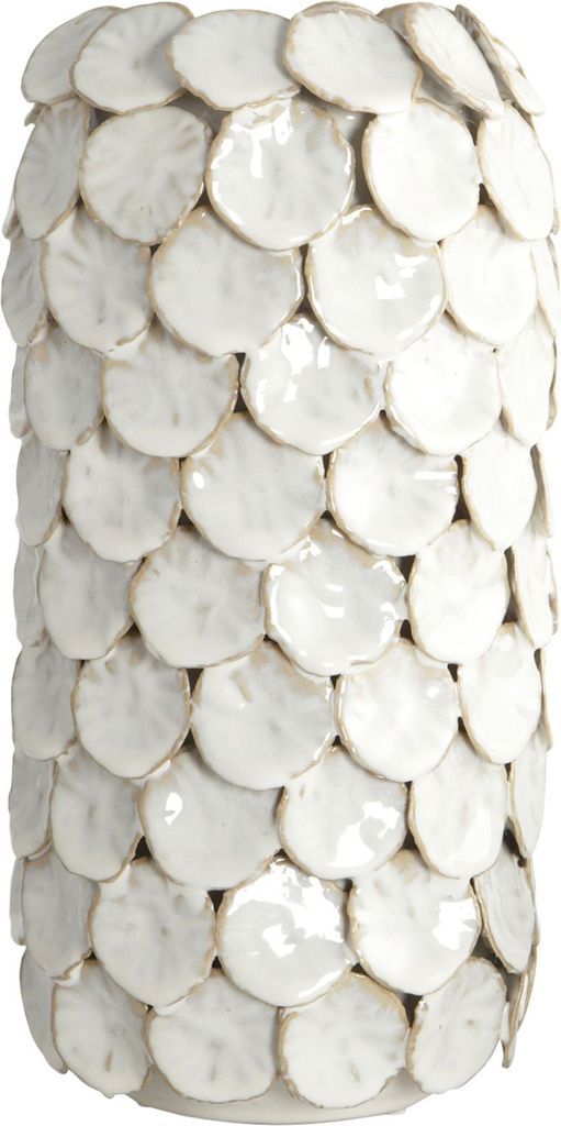 vase, dot, hvid