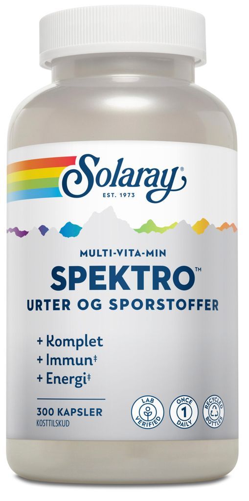 solaray spektro multi-vita-min (300 kapsler)