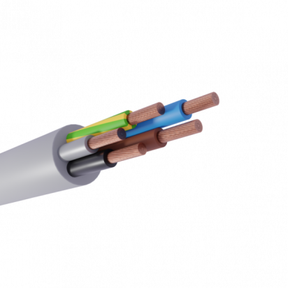5g6 mm² installationskabel halogenfri, fx. til ladeboks, pr. meter - j