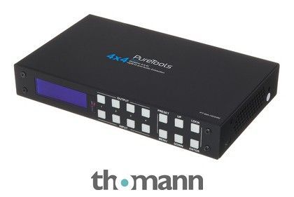 PureLink PureTools PT-MA-HD44M 4x4 4K HDMI Matrix Switch