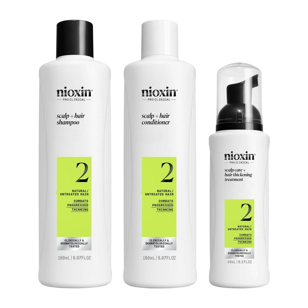 nioxin system 2 loyalty kit 700 ml - natural/untreated hair