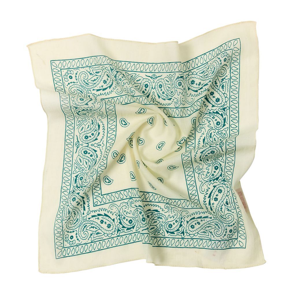 Bella Ballou Filuca Tørklæde - Creme/Deep Green