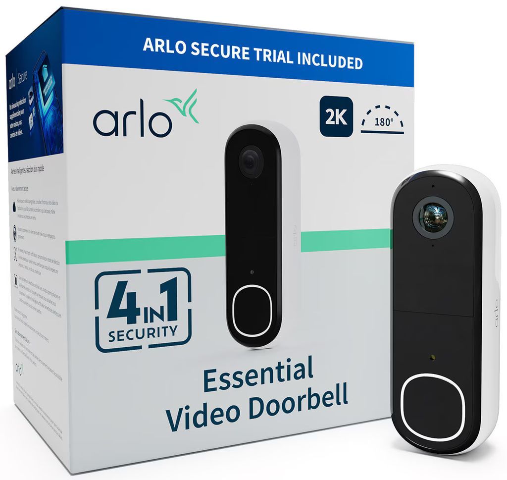 arlo 2k videodørklokke (1-pak)
