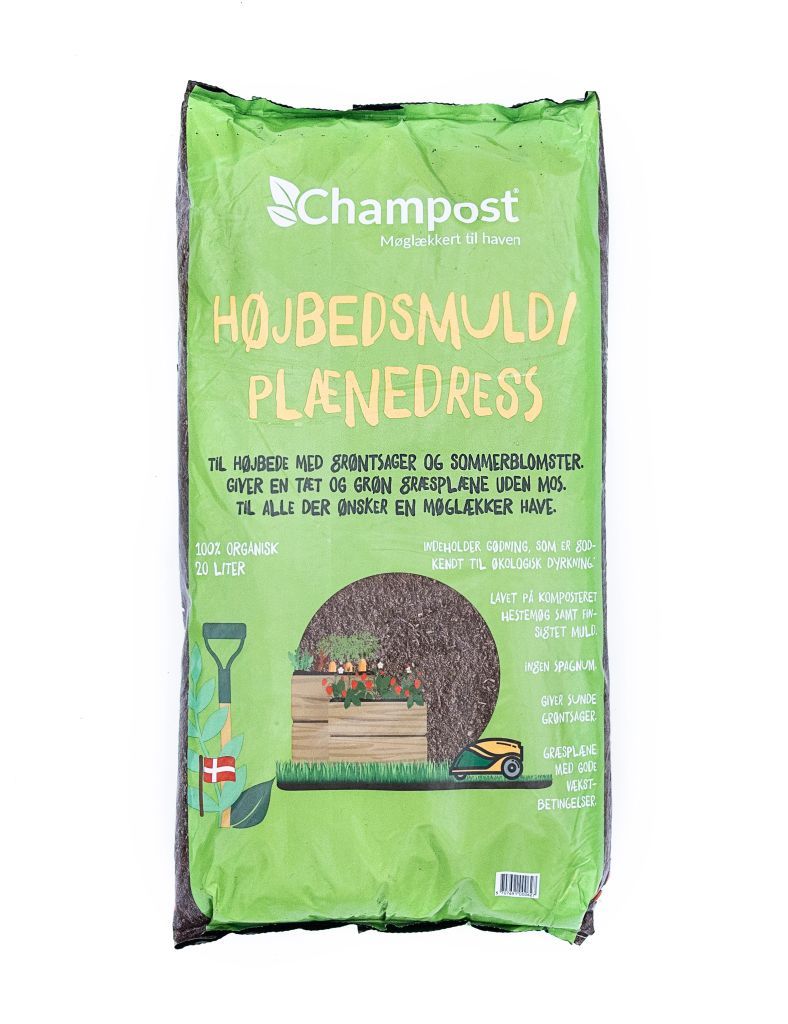 Champost Højbedsmuld/Plænedress