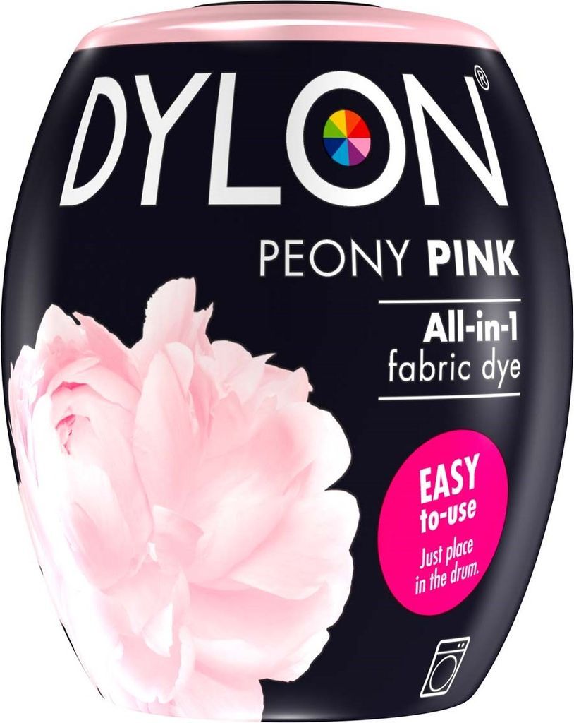 dylon pod all-in-1 tekstilfarve – peony pink