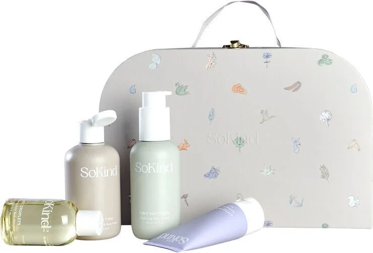 dear baby skin care kit- lækker kuffert med hudplejeprodukter til baby