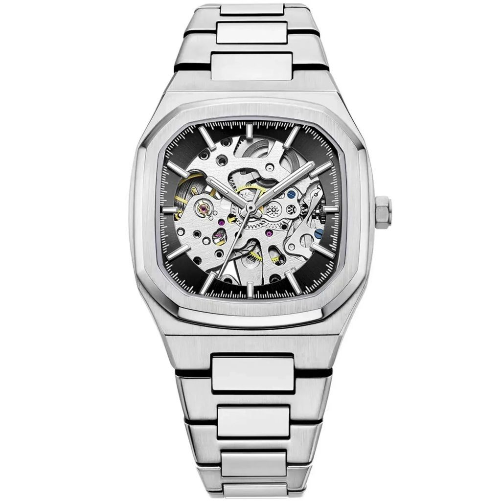 Faucon Faucon Octagon Automatic F10051 Herr 37 mm Analogt Automatiskt Safirbelagd 20 mm