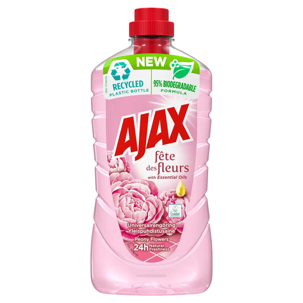 Ajax Universalrengøring Peony Flowers 1000 ml 1L