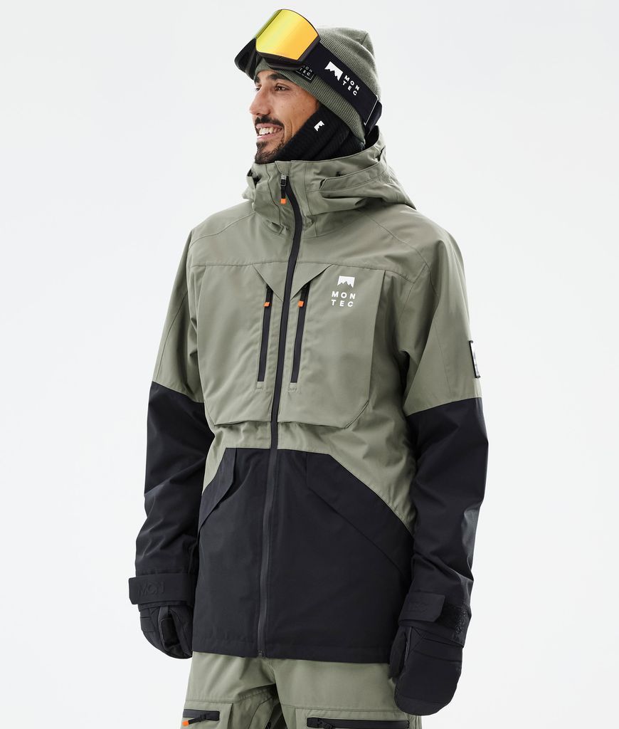Montec Arch Snowboardjakke Herre - Greenish/Black Shell