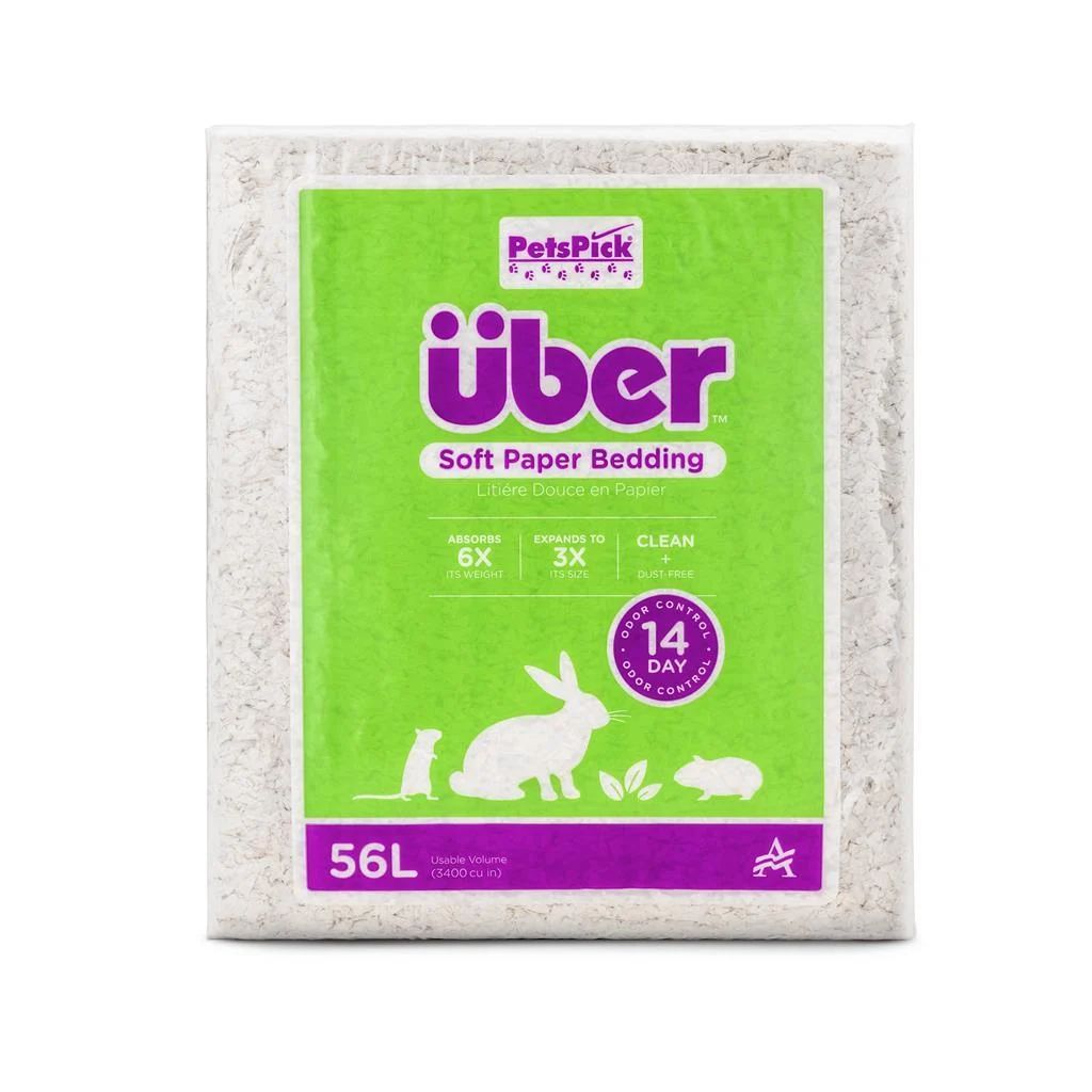 über - papirstrøelse 56 l hvid