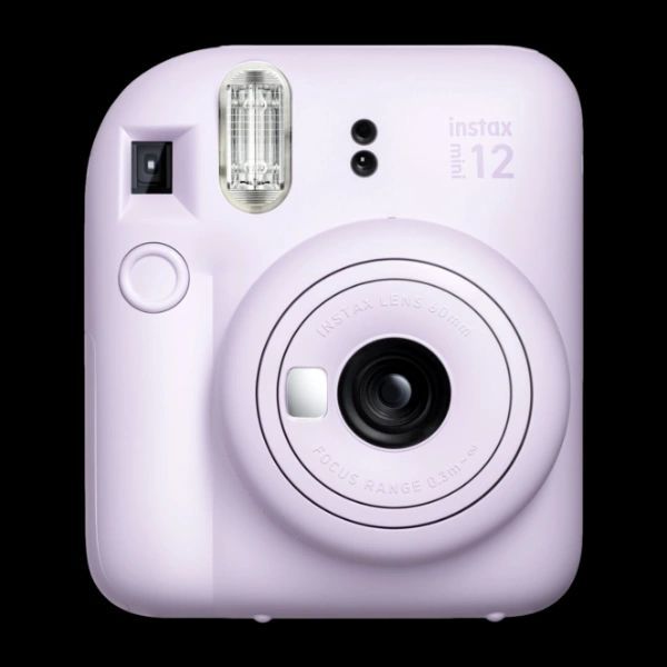 fujifilm instax mini 12 instant kamera, lilla