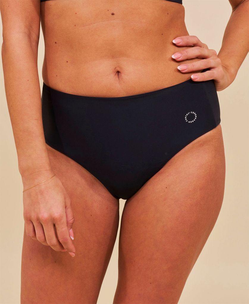 Cartel Copenhagen Ubud Højtaljet Bikini Underdel Nero Bikiniunderdele Str M - hos Magasin