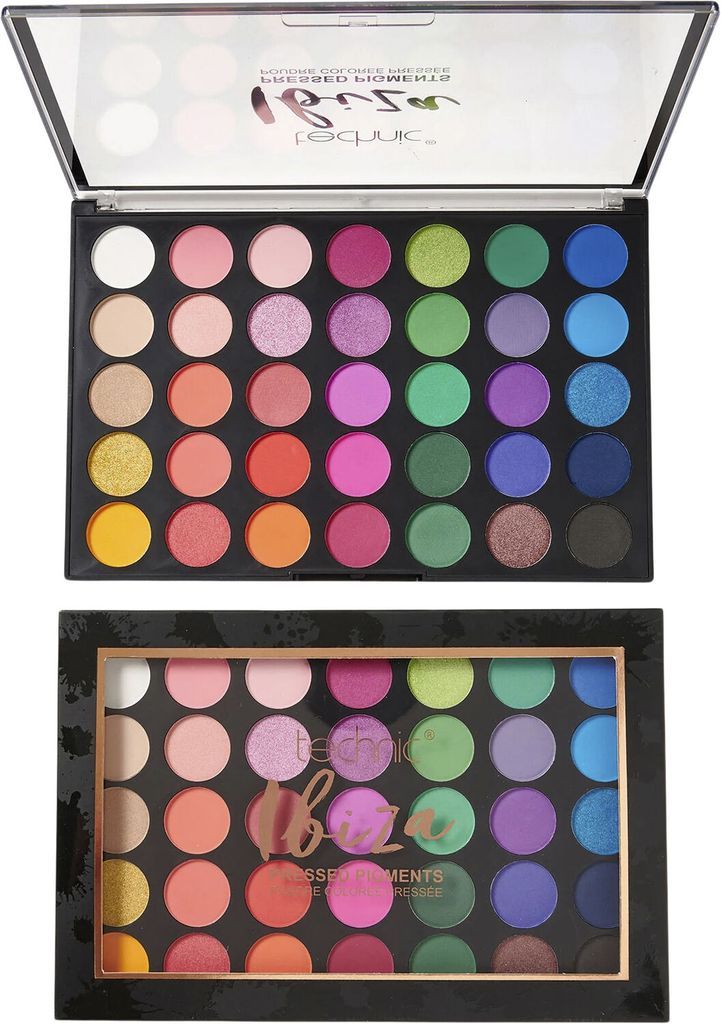 Technic Ibiza Pressed Pigments Eyeshadow Palette 1 stk