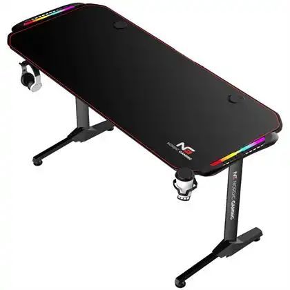 Nordic Gaming Victory V2 Desk - Black, 660x1440x750mm