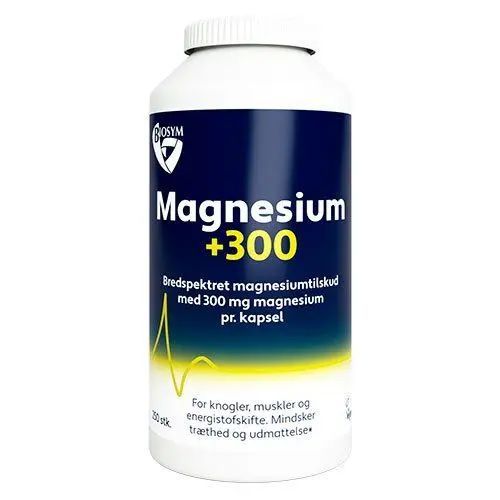Magnesium+300 - 160 kapsler