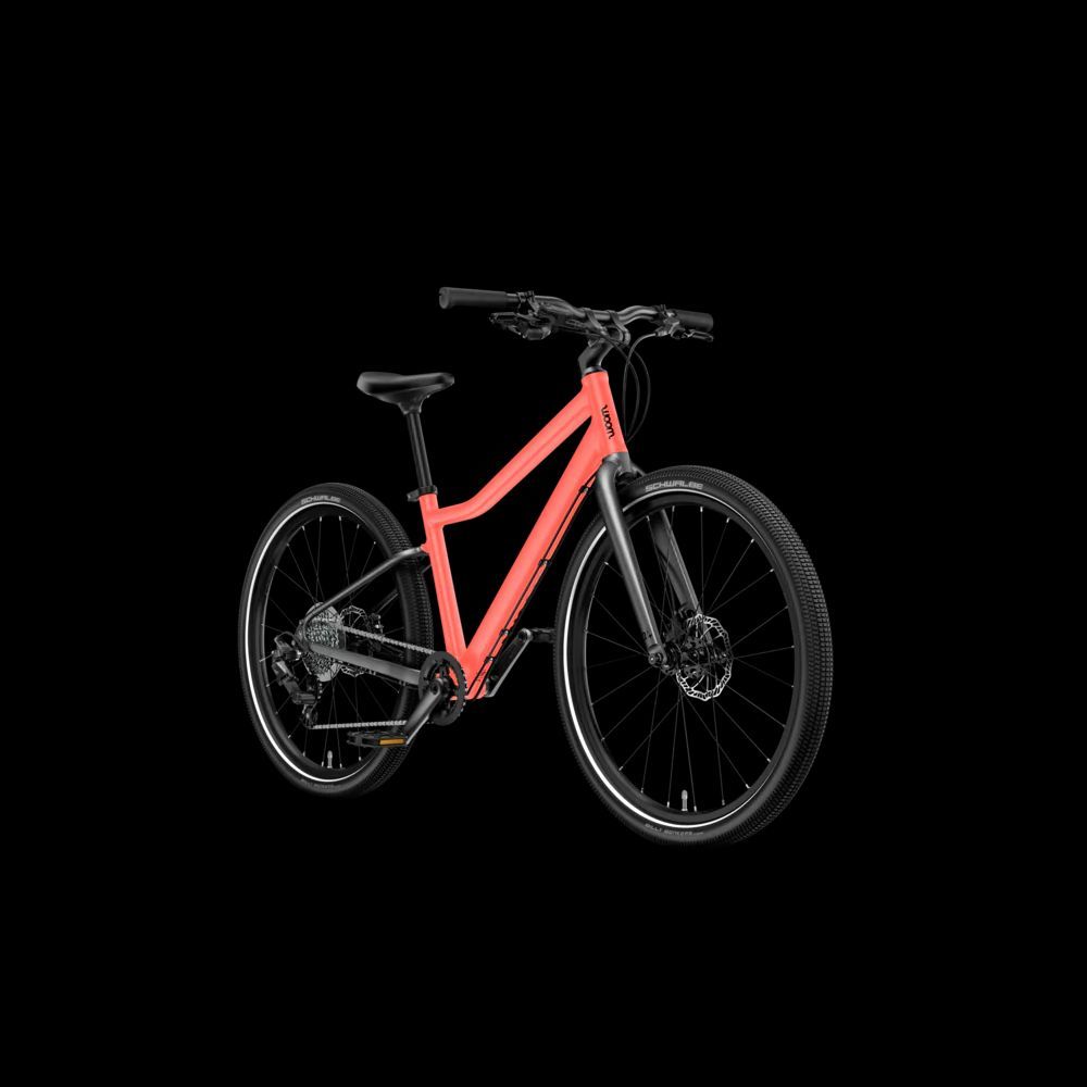 Woom Explore 4 20 Tommer Børnecykel Neon Coral Børnecykel