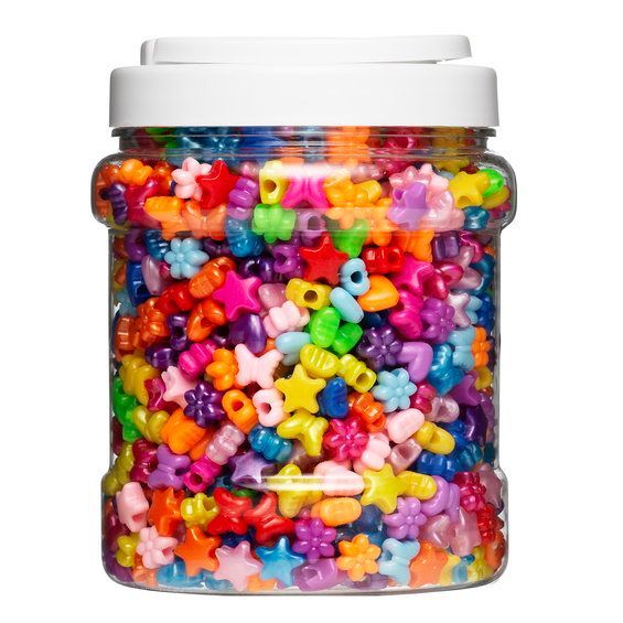 Panduro Hobby Plastperler Perlemor XL 450 g