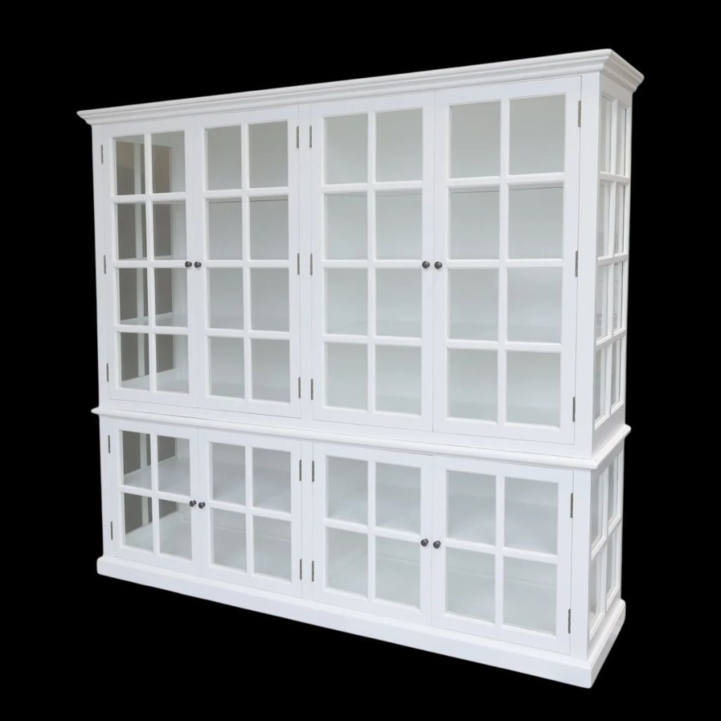 Chic Antique Hvidt Vitrineskab
