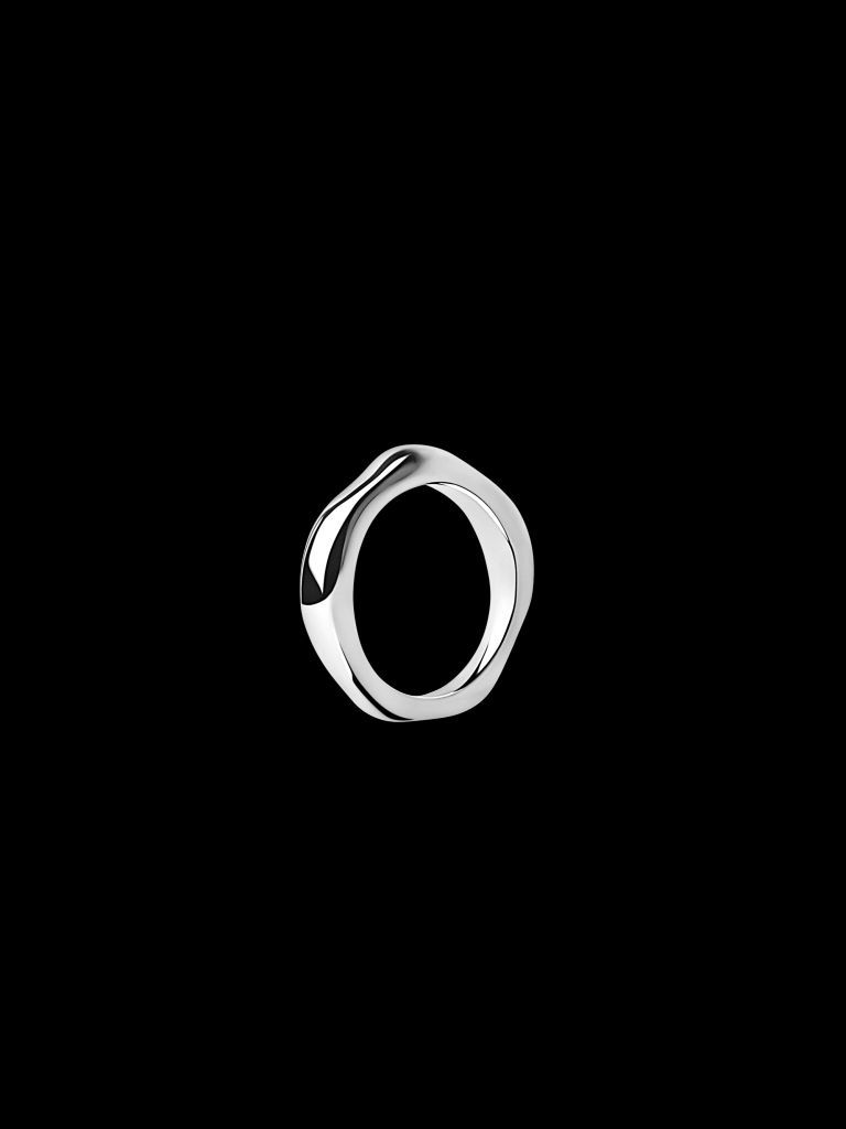 Thin Dome Ring Silver