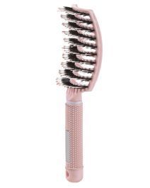 yuaia haircare curved paddle brush pink
