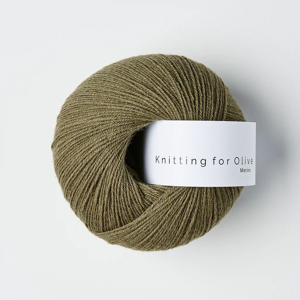 knitting for olive merino - støvet artiskok
