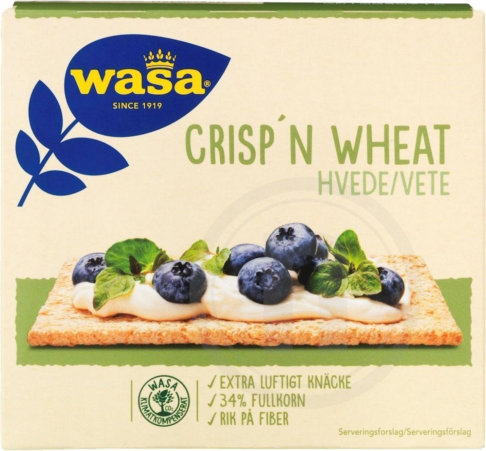 Wasa Crisp'n Wheat Knäckebröd 110g