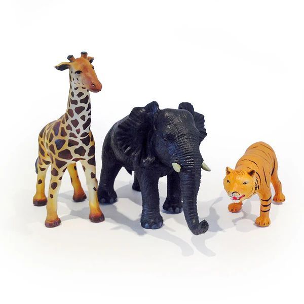 Green Rubber Toys dyr i naturgummi, Jungle