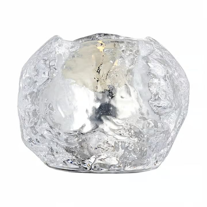 Kosta Boda Snowball Fyrfadsstage - H 7 x B 8 cm - Glas - Klar