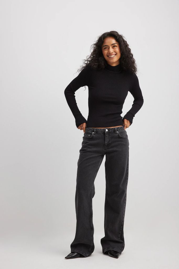 jeans med låg midja