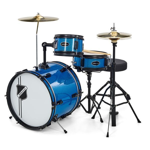 Millenium Youngster Drum Set Bundle Blue