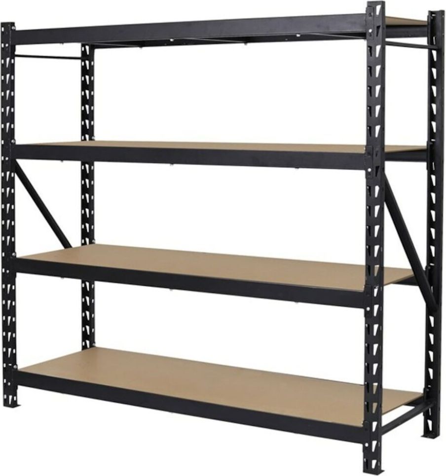 probuilder, stålreol, 4 hylder, 600 kg