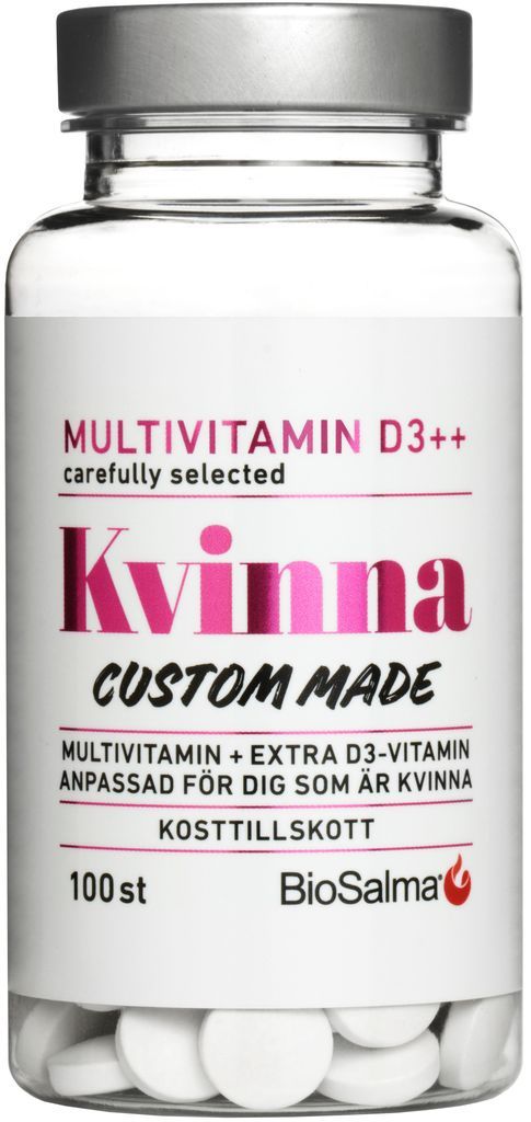 BioSalma Multivitamin D3++ Kvinna 100 st