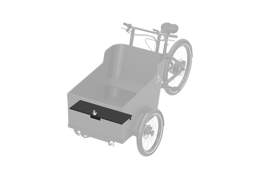 Triobike Hafnia Front Seat | Sort | Fri BikeShop