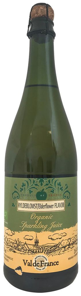 Val de France Organic Sparkling Juice Elderflower 0% 75 cl