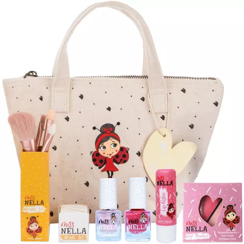 Miss Nella Mini Make-up Taske 6 Dele - Sminke