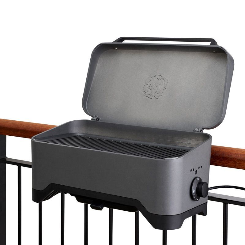 morsø outdoor balcone elgrill antracitgrå