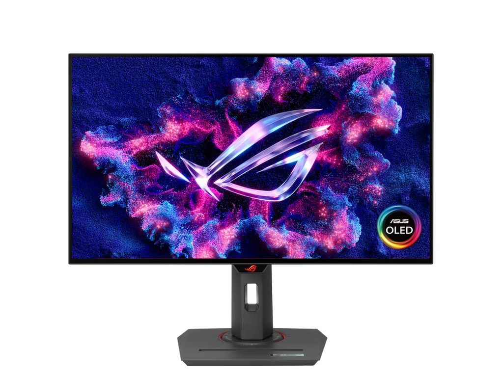 asus rog strix oled xg27aqdmg - oled-monitor - 27" (26.5" til at se) - 2560 x 1440 qhd @ 240 hz - 450 cd/m² - 1500000:1 - hdr10 - 0.03 ms - 2xhdmi, displayport