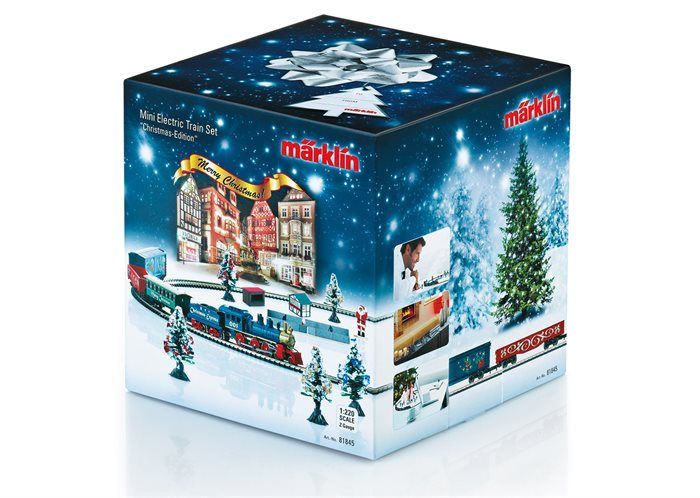 Märklin Christmas Starter Set Freight Train with an Oval of Track & the Right Power Pack 81845