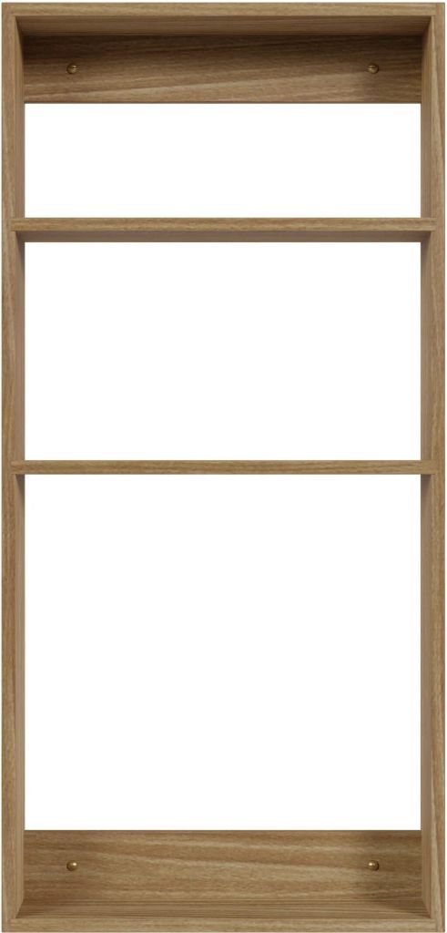we do wood threesquare væghylde 67 cm, egefiner