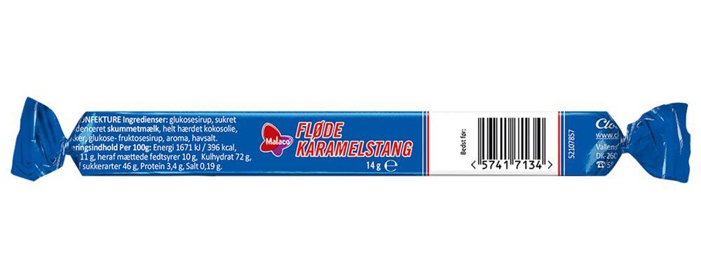 Malaco Flødekaramelstang 14