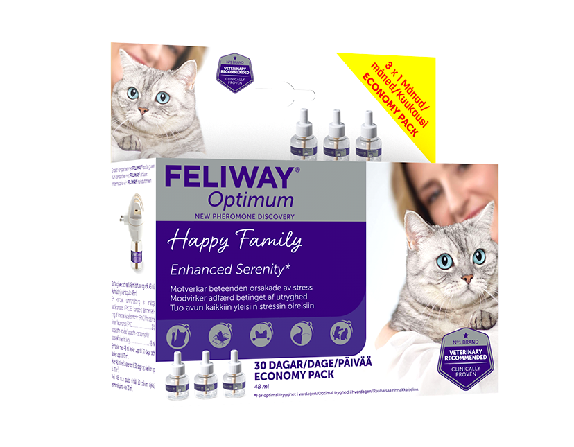 feliway - optimum 3 x 48 ml refill
