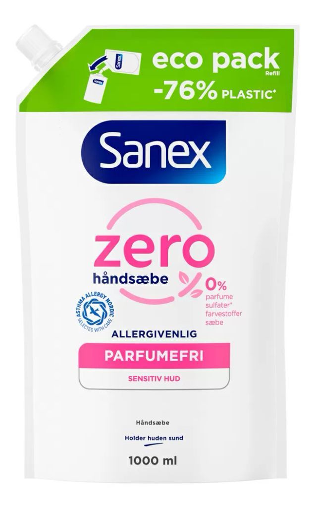 Sanex Zero % Flow. Hand Soap Refill 1000ml