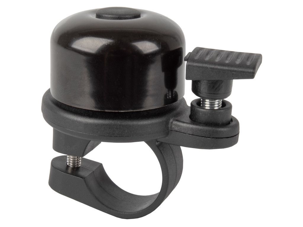 Airbell Ringeklokke - Med plads til Airtag - ø22 mm - Sort