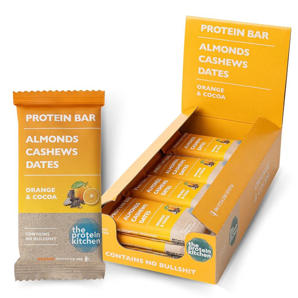 the protein kitchen proteinbar - orange & cocoa (12 x 50g)