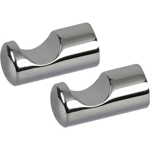 Target Håndklædekrog 2 krom cylinder
