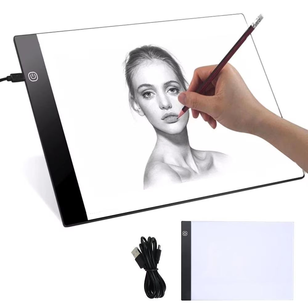 Pro LED-ljusskiva Ritplatta A4