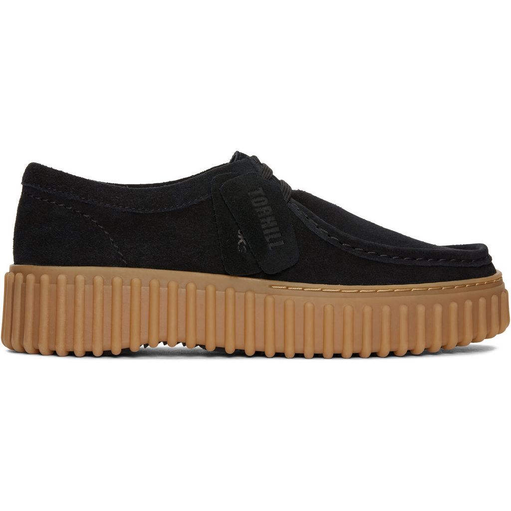 torhill bee sko, black suede, 37