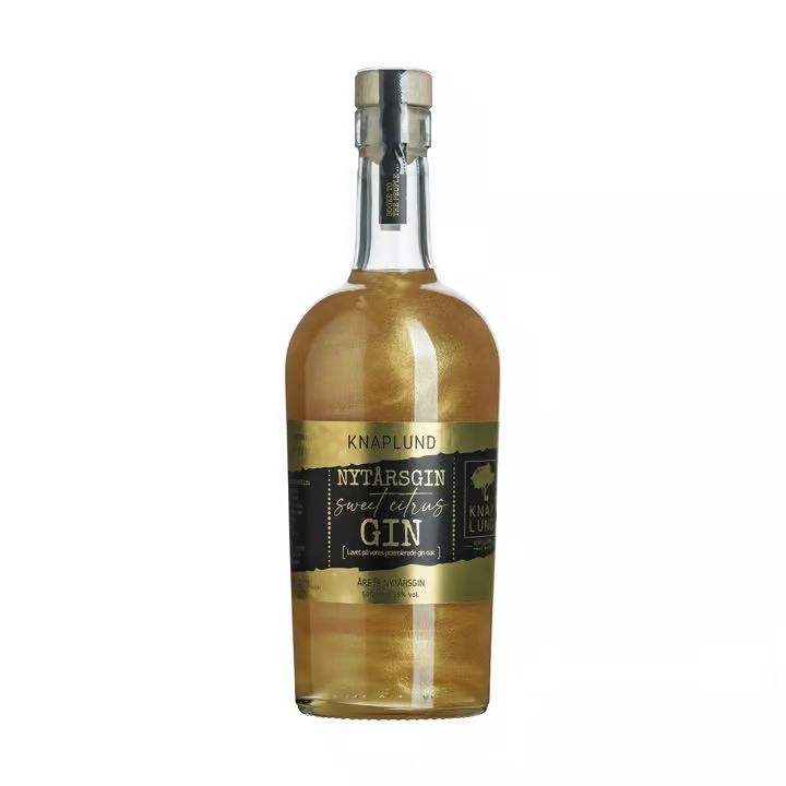 Nytårsgin - Sweet Citrus med guldglimmer
