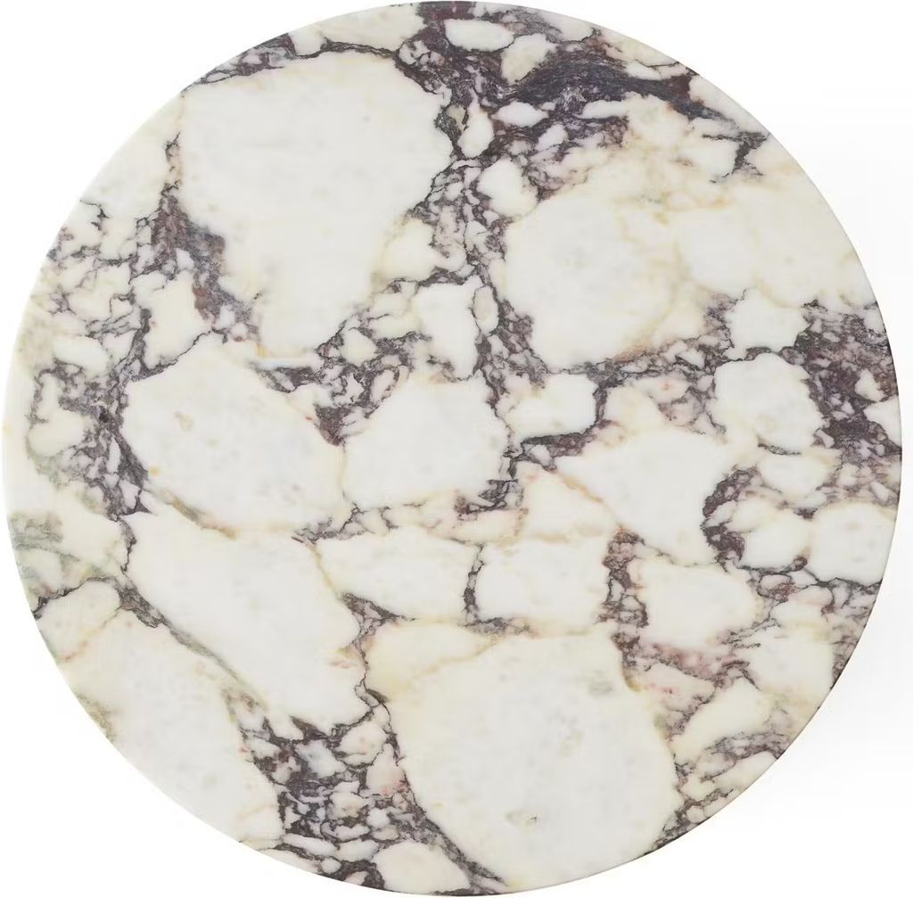 audo androgyne bordplade til sidebord ø42 calacatta viola marmor